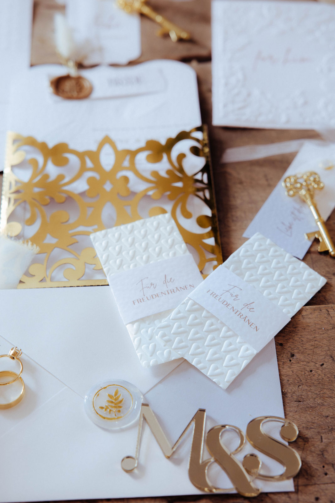 Papeterie für die Hochzeit