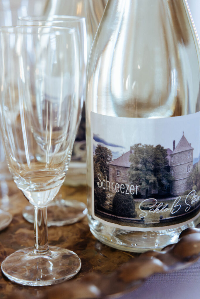 Sektempfang Hochzeit Schloss