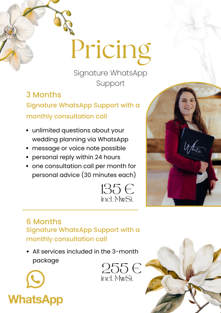 Wedding Consultation WhatsApp