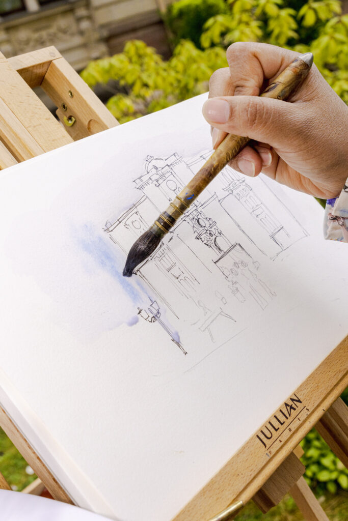 Live Illustration Hochzeit