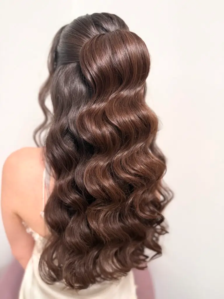 Haare- und Make-up Braut