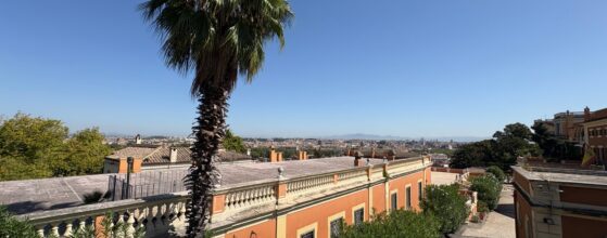 Ausblick von der Villa Aurelia über Rom