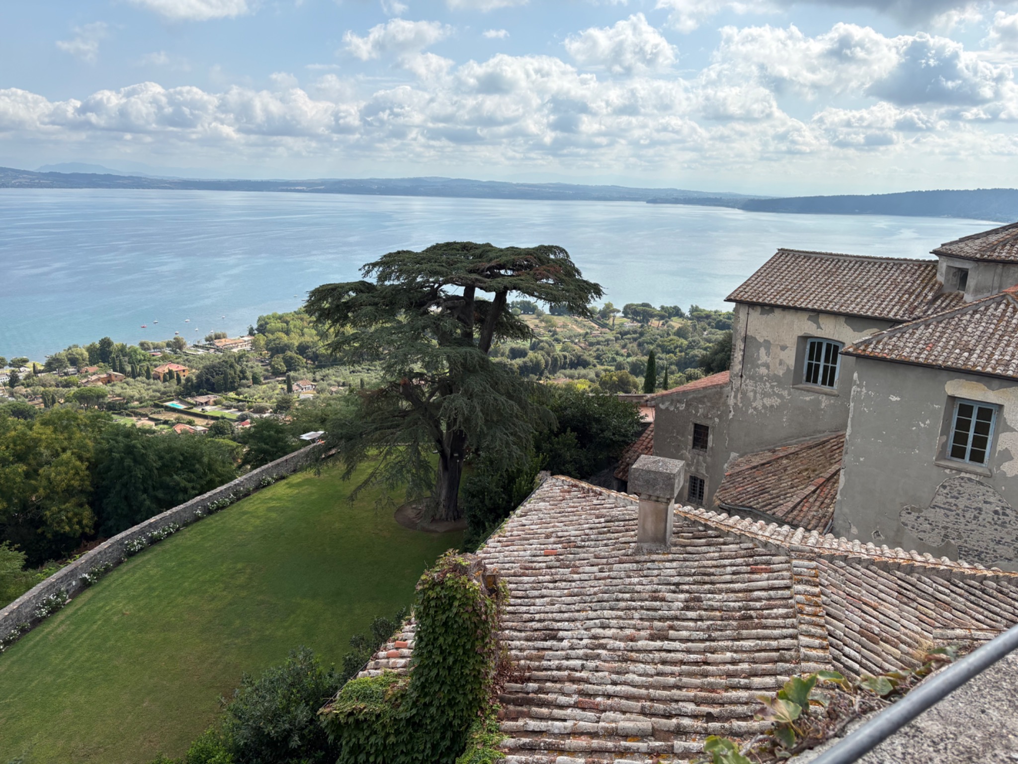 View of Lake Bracciano from Castello Odescalchi